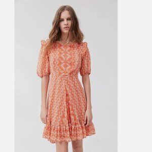 Urban Outfitters Wrighton Ruffle Mini Dress